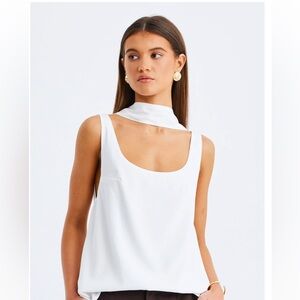 SNDYS etti scarf neck tank top size S